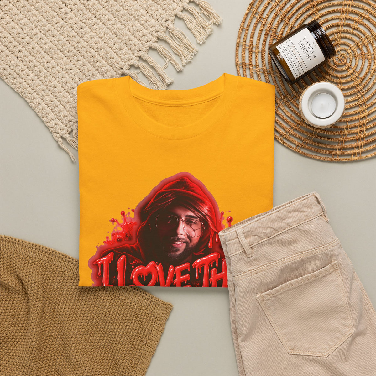 I Love This For Us T-Shirt | Red Drip Graphic Tee