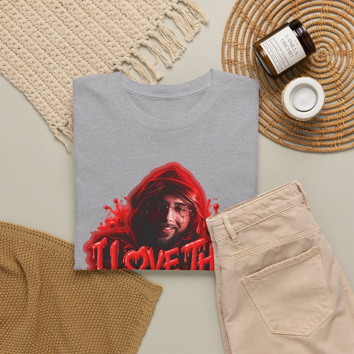 I Love This For Us T-Shirt | Red Drip Graphic Tee