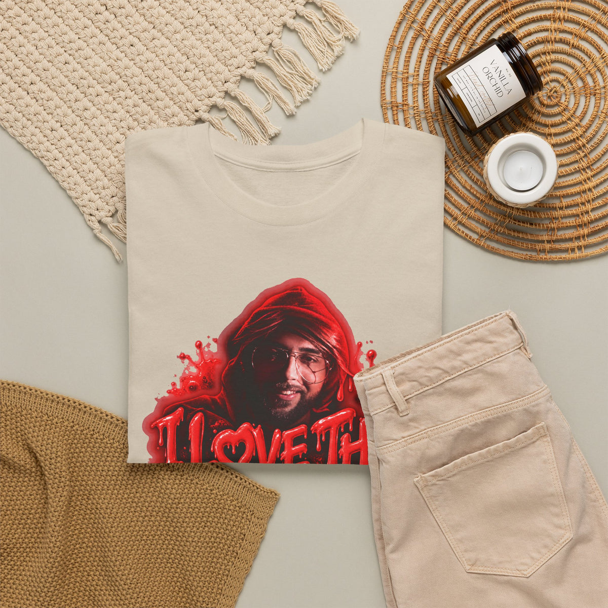 I Love This For Us T-Shirt | Red Drip Graphic Tee