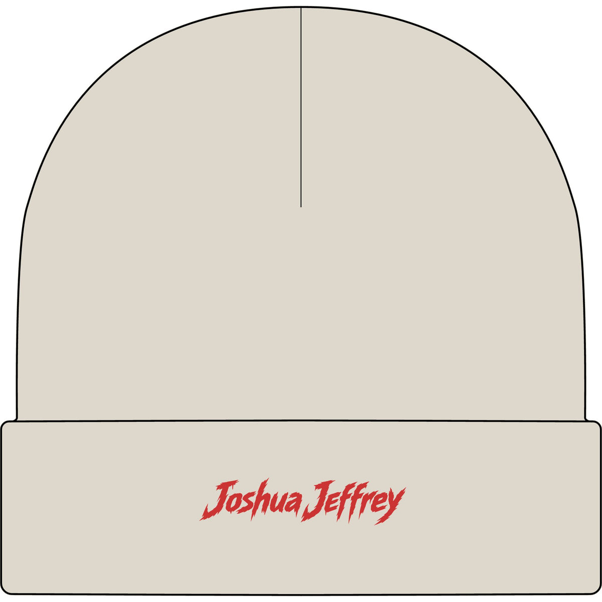 Joshua Jeffrey Embroidered Cuff Beanie