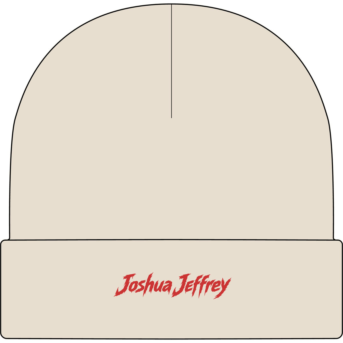 Joshua Jeffrey Embroidered Cuff Beanie