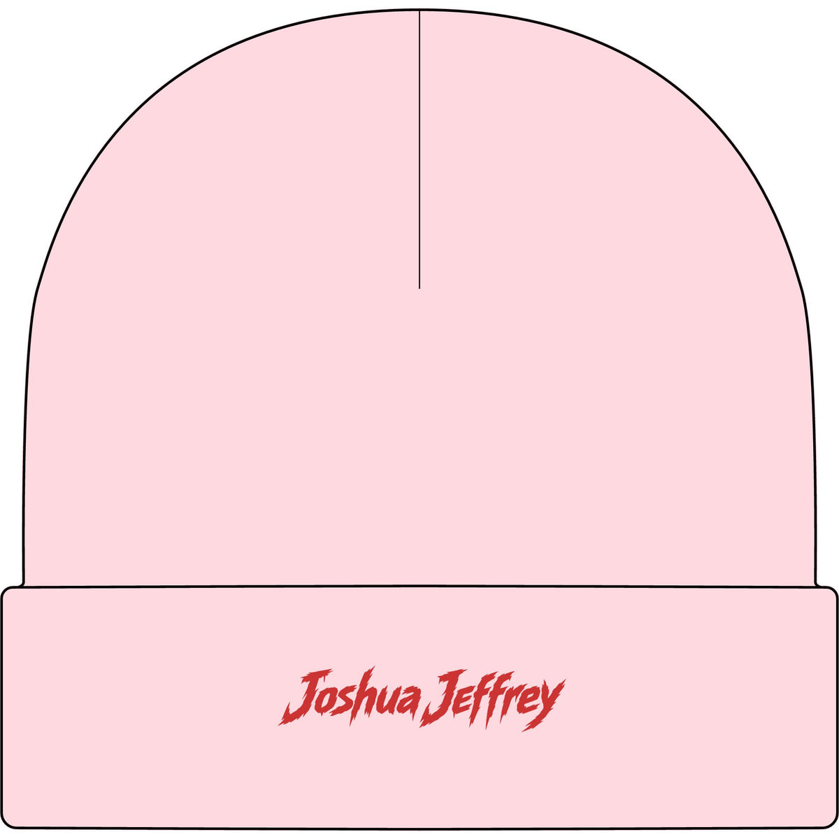 Joshua Jeffrey Embroidered Cuff Beanie