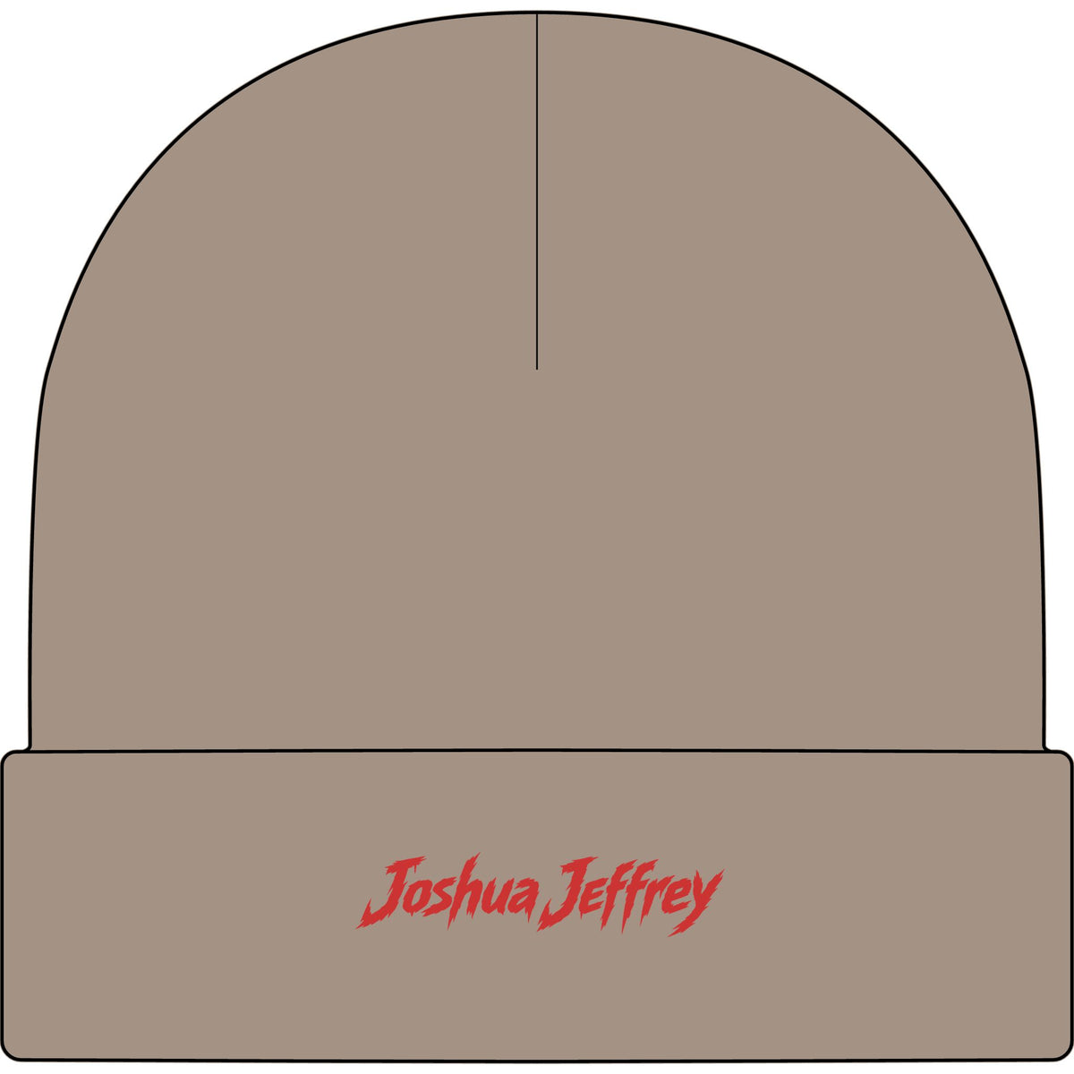 Joshua Jeffrey Embroidered Cuff Beanie