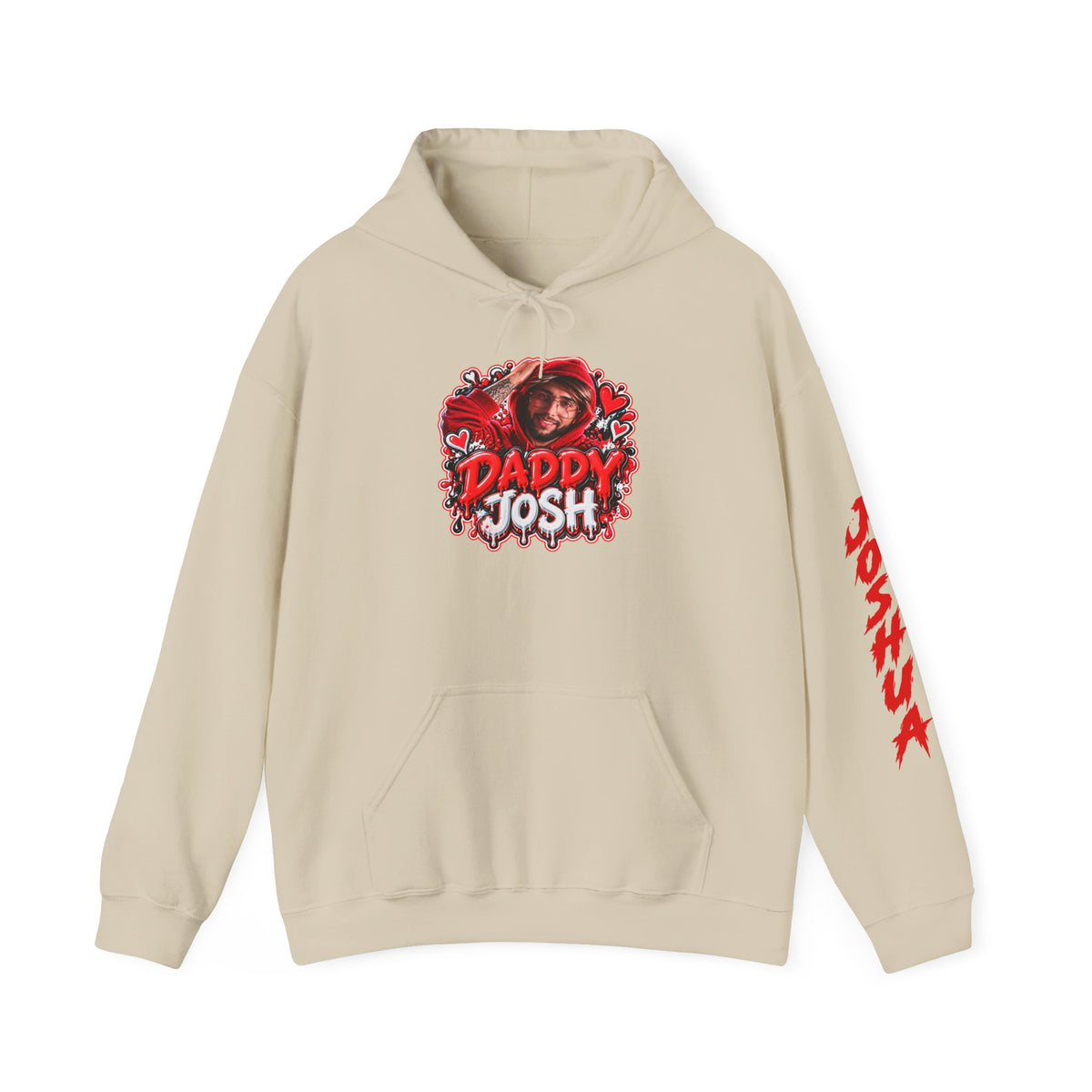 Daddy Josh Graphic Hoodie w/ Joshua Jeffery Sleeve