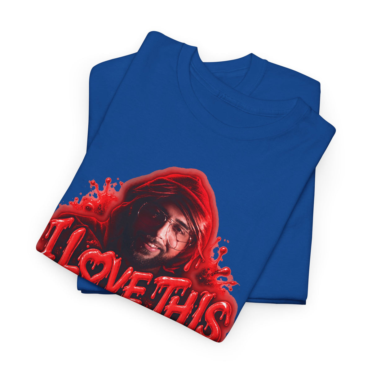 I Love This For Us T-Shirt | Red Drip Graphic Tee