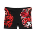 Black I Love This For Us Women's AOP Shorts