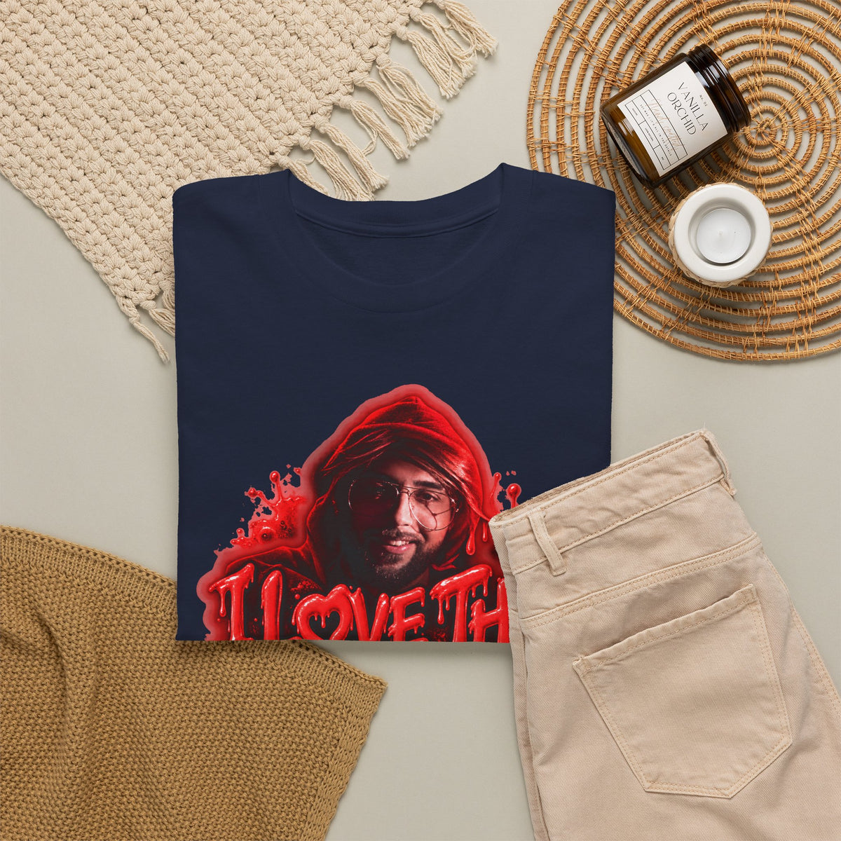 I Love This For Us T-Shirt | Red Drip Graphic Tee