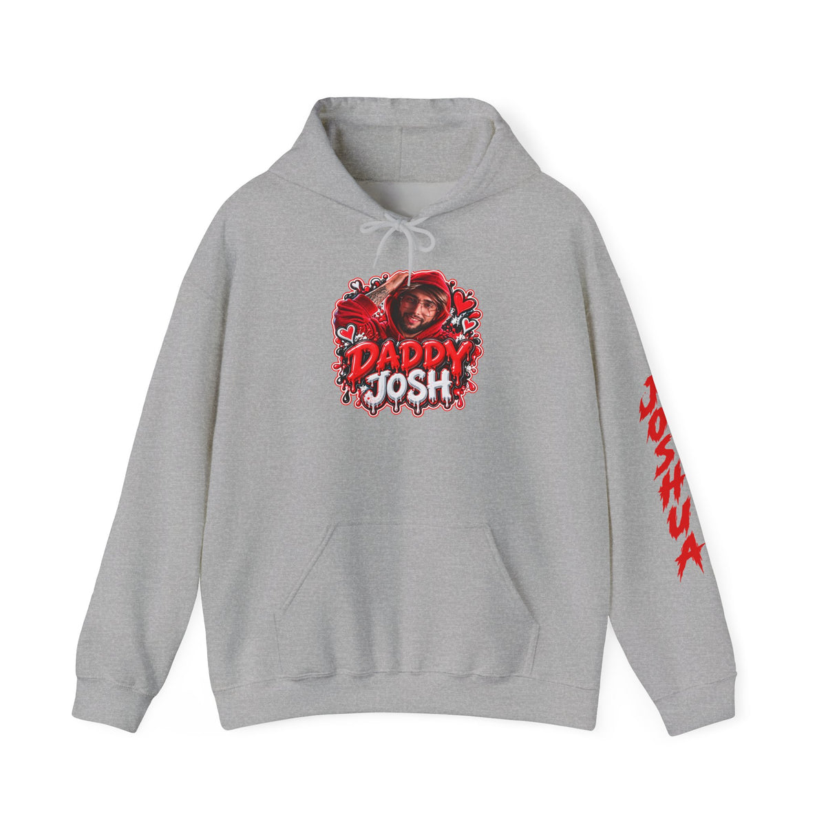 Daddy Josh Graphic Hoodie w/ Joshua Jeffery Sleeve