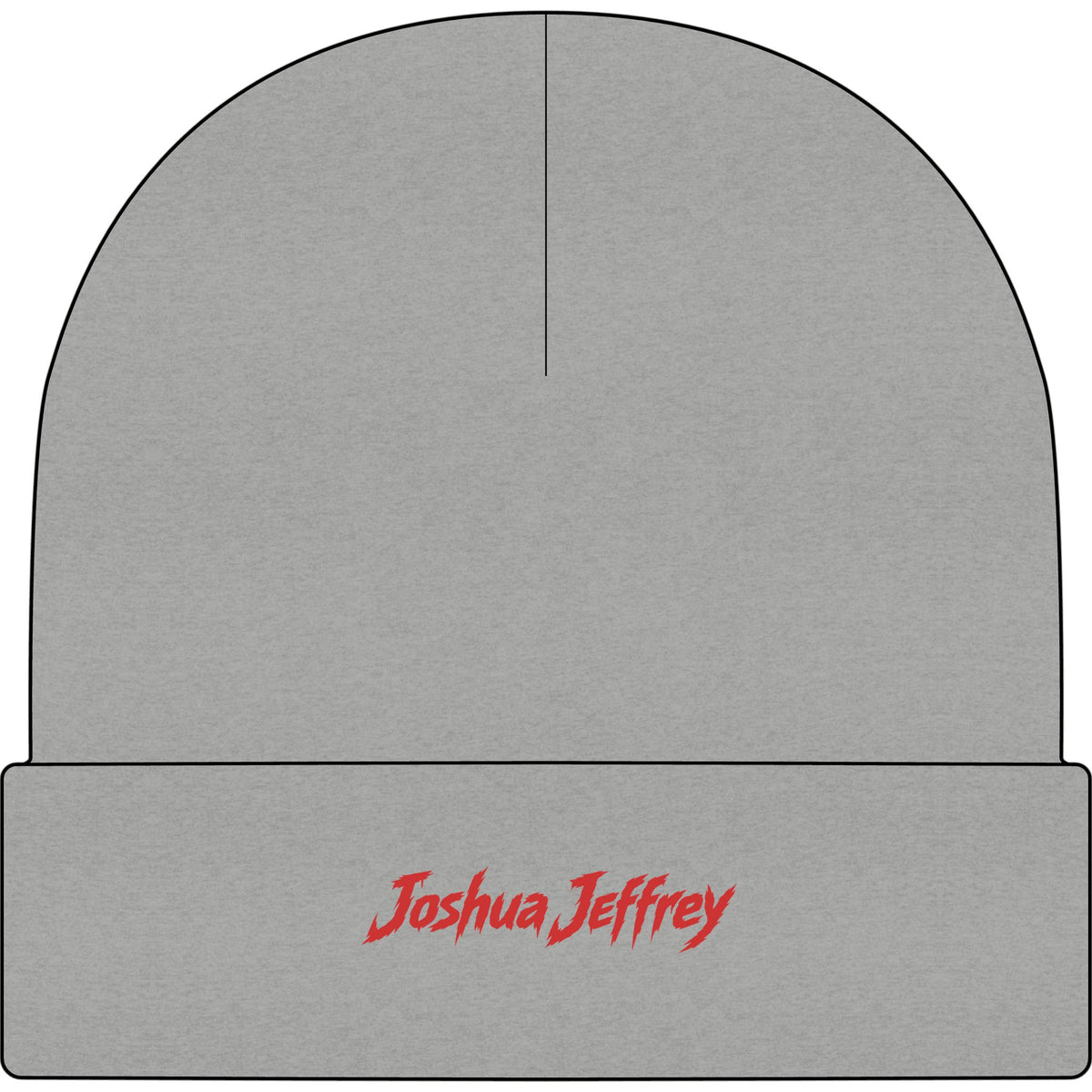 Joshua Jeffrey Embroidered Cuff Beanie