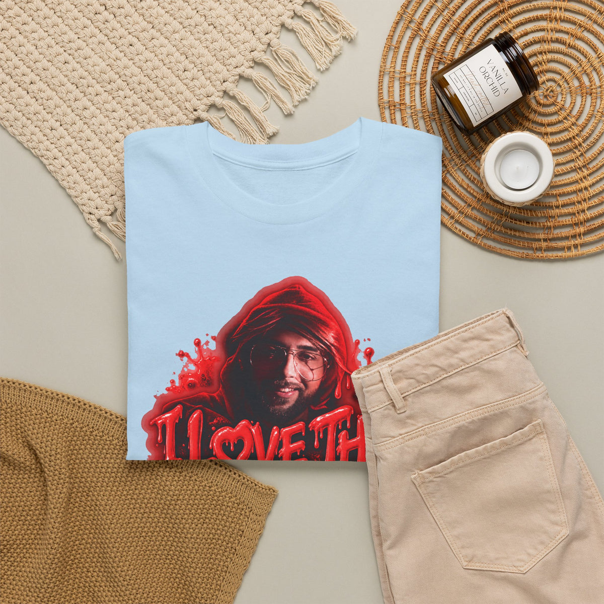 I Love This For Us T-Shirt | Red Drip Graphic Tee