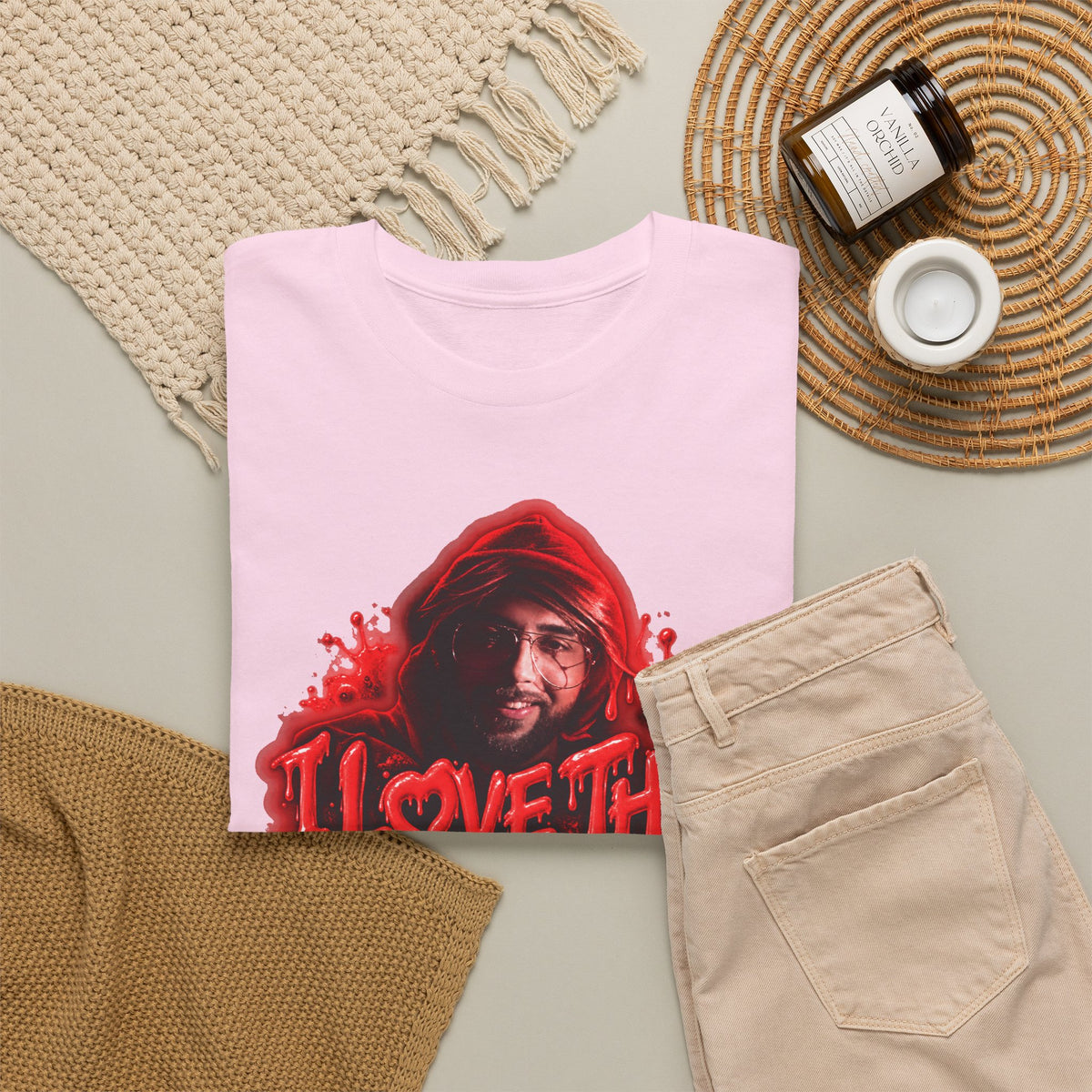 I Love This For Us T-Shirt | Red Drip Graphic Tee
