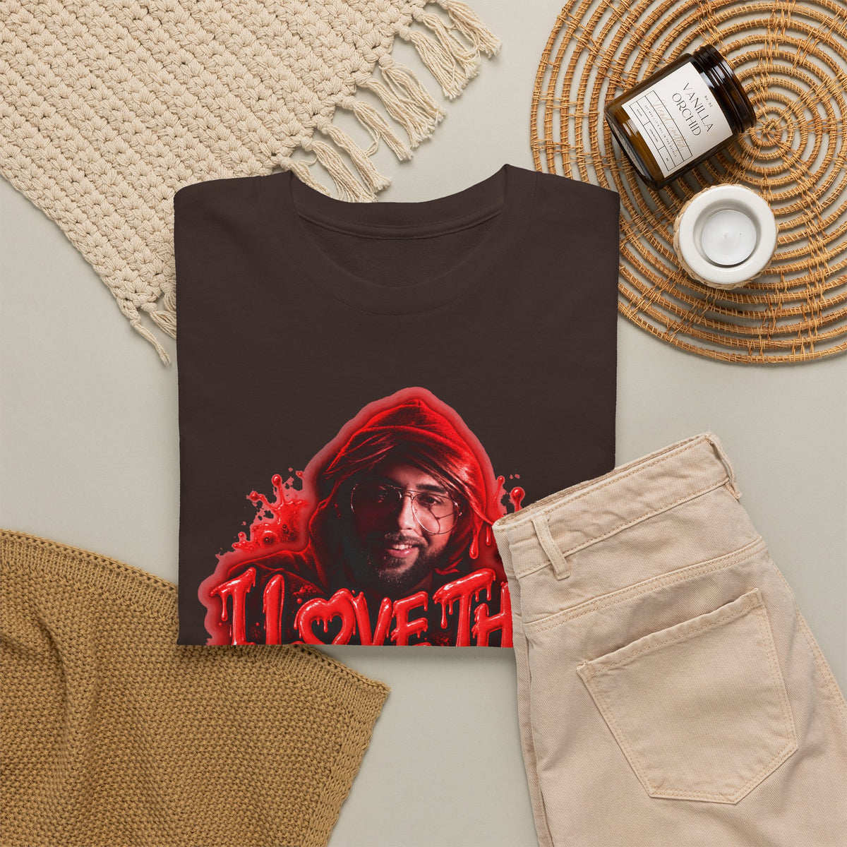 I Love This For Us T-Shirt | Red Drip Graphic Tee