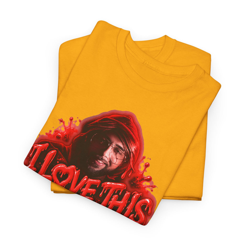 I Love This For Us T-Shirt | Red Drip Graphic Tee